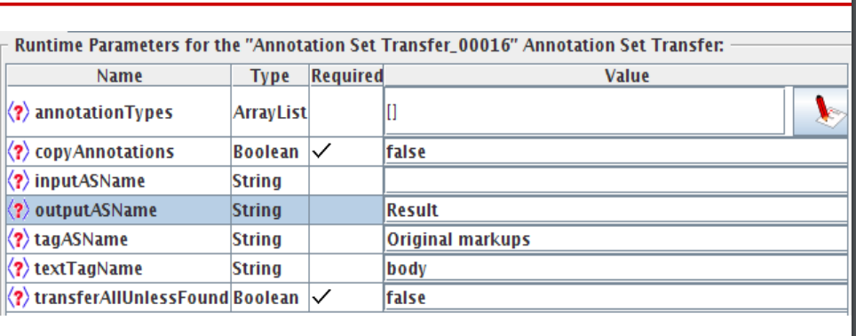 ASTparametersettings