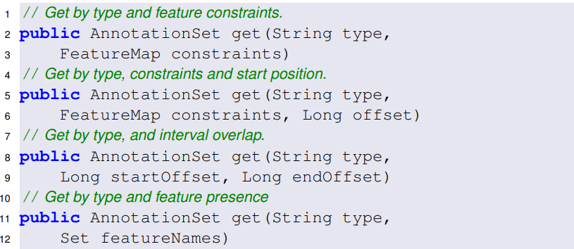 AnnotationSetAPIbygetMethods