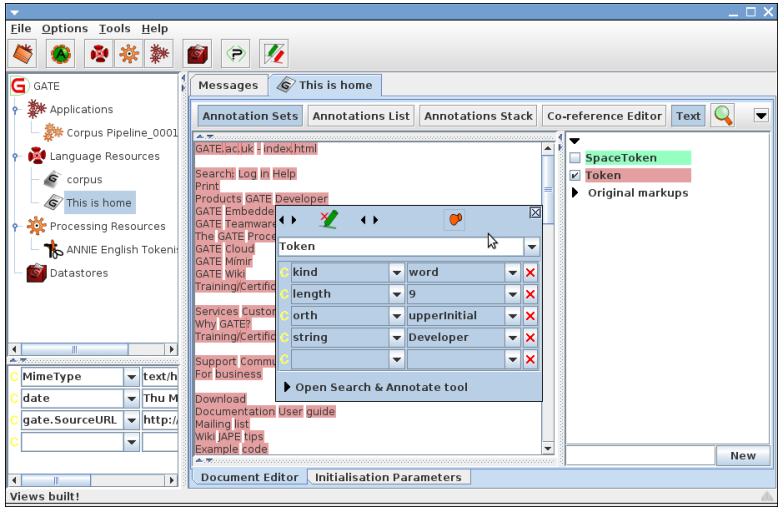 corpuspipelineTokeniser