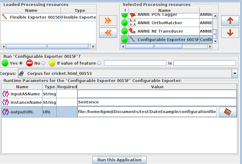 runtimeparamsofconfigexpo
